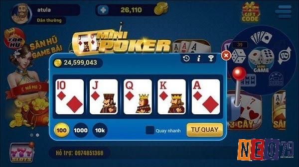 Tìm hiểu về một số chiến thuật để chơi mini poker hiệu quả