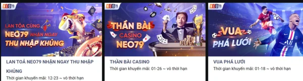 Quy định chi tiết khuyến mãi Lan tỏa NEO79 nhận ngay thu nhập khủng