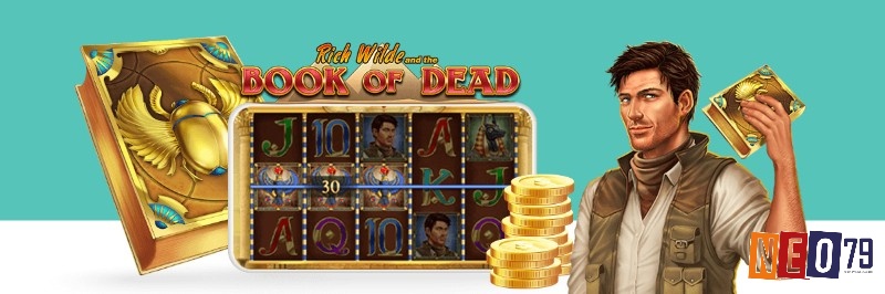 Book of Dead slot mobile đồ họa đẹp chủ đề Ai cập cổ đại