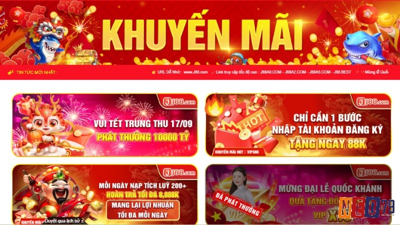 Các chương trình khuyến mãi hấp dẫn có tại web cược