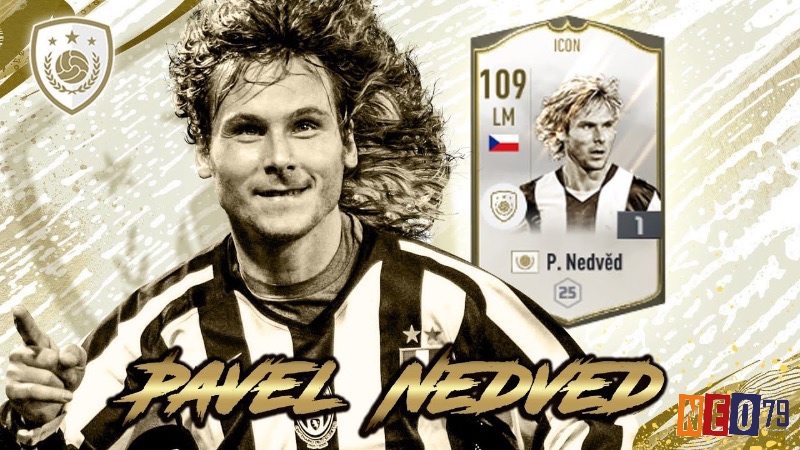 Top cầu thủ rank Hàn - Pavel Nedved (mùa Icon) nổi bật với khả năng chuyền bóng chính xác và sút xa từ ngoài vòng cấm