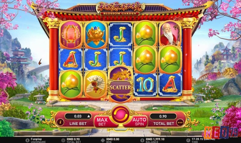 Game slot Blossom Garden lấy cảm hứng từ văn hóa Trung Hoa truyền thống