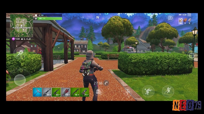 Game mobile online Fortnite Mobile ấn tượng khi kết hợp lối chơi linh hoạt